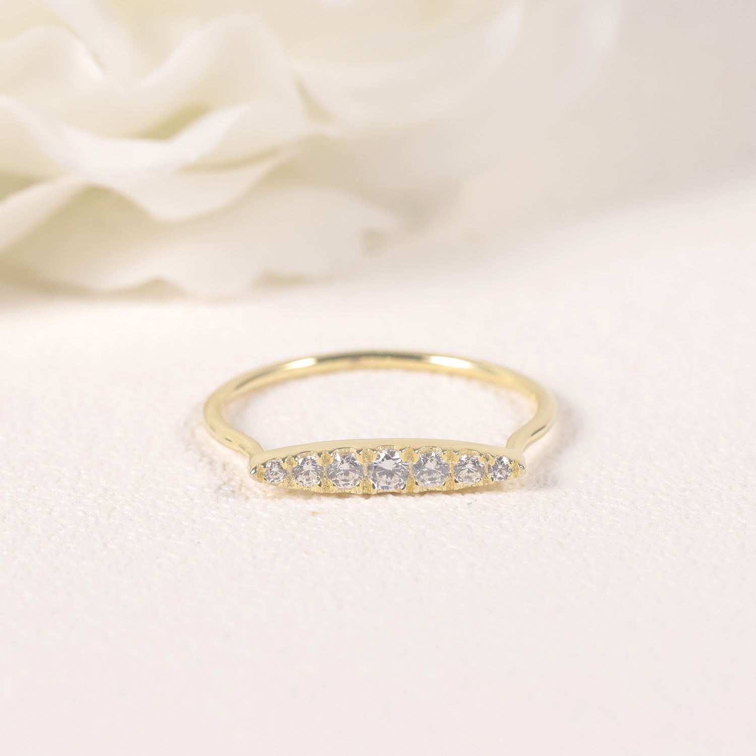 Personalized Geometric Symbol Ring, S925 Silver Moissanite